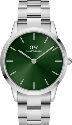Daniel Wellington - Iconic Link Emerald DW00100427, Mineralglas, Edelstahlgeh.