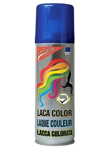 Maskworld Theaterschminke Haarspray - Haarfarbe Blau - Karneval Fasching