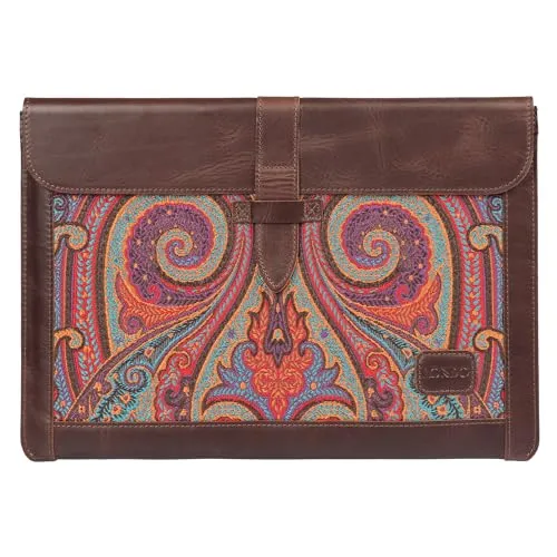 Londo Top-Grain Leder MacBook Tasche Laptop Hülle für MacBook Pro und MacBook Air – 14 Zoll & 13 Zoll (M4, M3, M2, M1, Pro, Max) 13,3 Zoll, iPad Pro 12,9 Zoll – Modellen von 2020 bis 2024