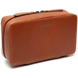 The Chesterfield Brand Ardan Elektroniktasche aus Leder 17,5cm - Elegante Elektroniktasche in cognac, ideal für Reisen. Mit praktischem Kabeltäschchen und Reißverschluss, bietet sie genug Platz für Ihre Geräte und Zubehör.