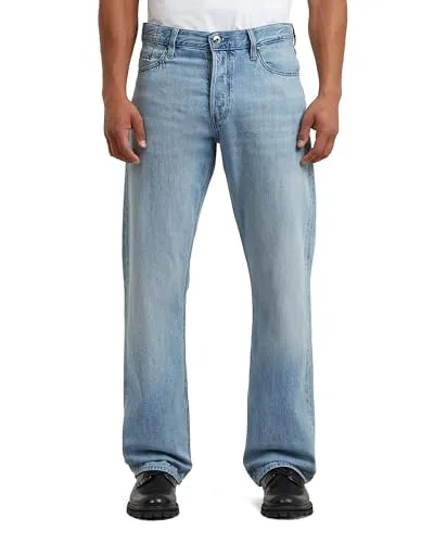 G-Star Herren Dakota Regular Straight Jeans, Blau (sun faded cloudburst D23691-D536-G339), 34W / 30L - Stylische Jeans mit verstärkten Taschen und hochwertigem G-Star RAW Label, ideal für den modischen Alltag.