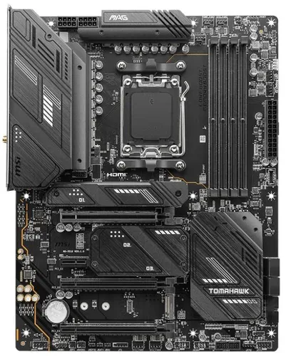 MSI MAG X670E TOMAHAWK WIFI Mainboard - AMD X670E, Sockel AM5, 4x DDR5