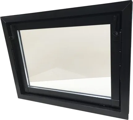 WOLFA Mehrzweck Kipp-Fenster PLUS 600x500 mm - Kellerfenster aus braunem Kunststoff mit Einfachglas, ideal für optimale Belüftung und Lichtdurchlässigkeit in Ihrem Keller.