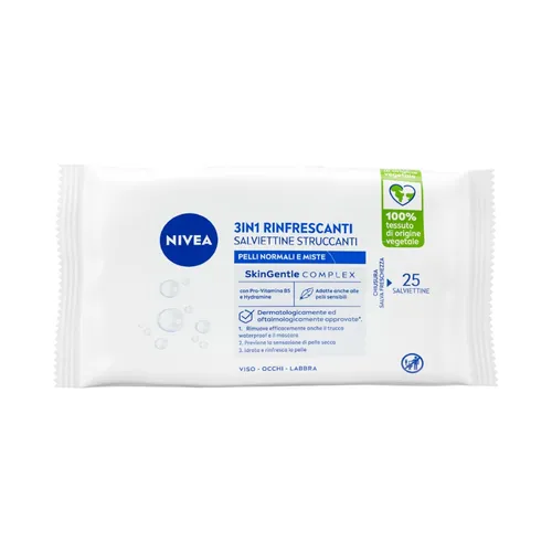 Salviettine Struccanti Pelli Normali E Miste Nivea 25 Pezzi
