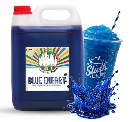 Rainbow Slush Sirup Blue Energy Geschmack 5L 1:5 AZO & glyzerinfrei