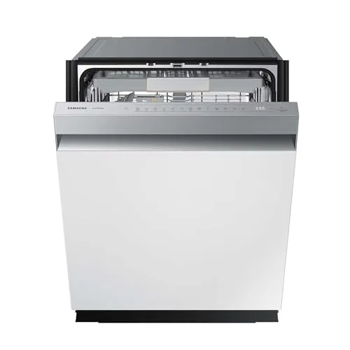 Samsung DW60CG880SSLEG Einbau-Geschirrspüler 60 cm - Geschirrspüler mit WaterJet CleanTM für intensive Reinigung und energiesparende Trocknung. Automatische Türöffnung und leise 41 dB(A) im Extra Leise-Modus.