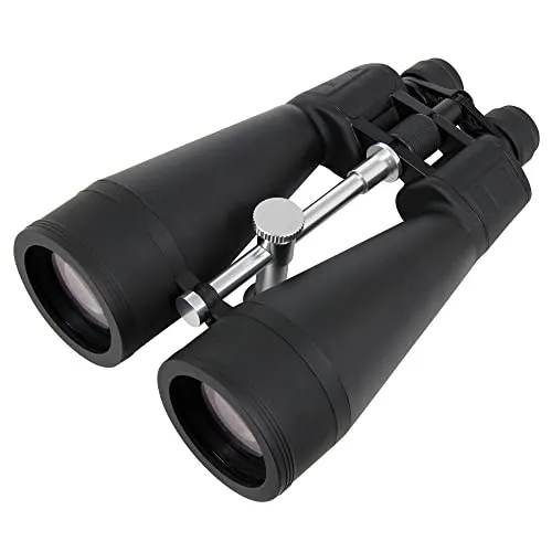 Omegon Zoom-Fernglas Zoomstar 15-45x80 - Hochwertiges Fernglas mit 80mm Objektivöffnung für helle Bilder bei Tag und Nacht. Ideal für Tier- und Astronomie-Beobachtungen, inklusive stabilen Stativadapter für entspannte Beobachtungen.