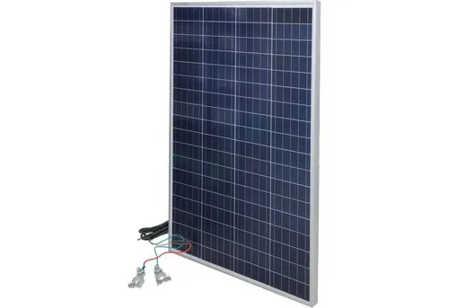 Kerbl Solar-Set 100 W mit Laderegler - Powerstations: Effizientes Laden mit integriertem Laderegler für 12-Volt-Batterien, flexible Installation durch 2 m Solarkabel und vielseitige Montagemöglichkeiten.