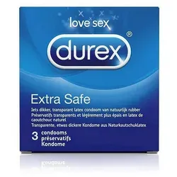 durex Kondome Durex Extra Safe Kondomen - 3 Stück weiß