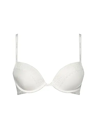 Calvin Klein Damen Push-Up-BHs Push Up Plunge 000qf5145e, Weiß (Ivory), 80E