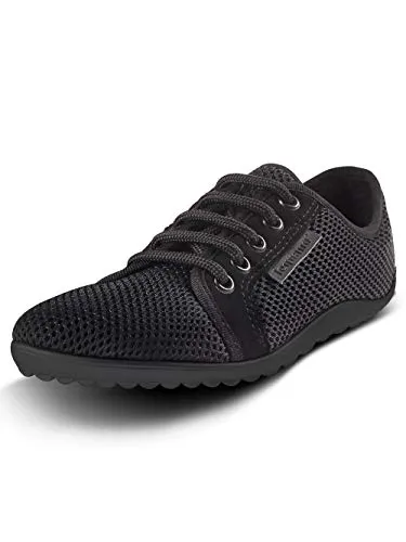 LEGUANO Aktiv Barfußschuh Herren Gr. 48 - Schwarz - Sneaker für Herren in EU-Größe 48, ideal für ein natürliches Laufgefühl und Bewegungsfreiheit beim Sport.