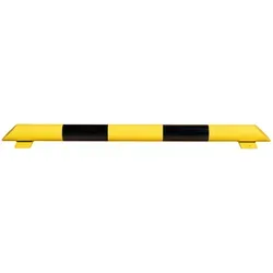Moravia Rammschutz-Balken schwarz/gelb Rundrohr 76 x 3,0 mm 1200 mm lang - Der Moravia Rammschutz-Balken schützt zuverlässig vor Anfahrschäden durch Hubwagen und Transportwagen. Mit stabiler Bauweise und einfacher Montage bietet er optimalen Schutz für Ihre Einrichtungen.