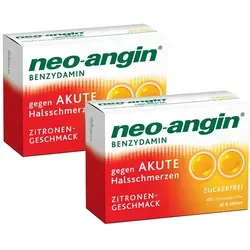 neo-angin Benzydamin Zitronen-Geschmack 2X40 St