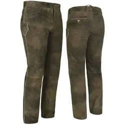 Spieth & Wensky Trachtenlederhose 253-H Traunreut - Traditionelle Trachtenlederhose aus hochwertigem Ziegenveloursleder, ideal für festliche Anlässe. Komfortable Passform mit Schnürung und Gürteloption für optimalen Halt. Ein echter Blickfang!