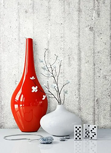 Vlies-Tapete in Beton-Optik Grau Modern | schöne edle Tapete im Zement-Design | moderne 3D Optik für Wohnzimmer, Schlafzimmer oder Küche inkl. Newroom-Tapezier-Profibroschüre mit super Tipps!