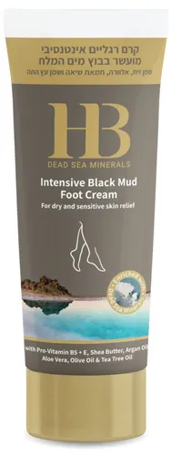 H.B. Dead Sea Minerals Fußcreme Health&Beauty Schwarze Fußcreme Totes Meer Mineralien 200ml