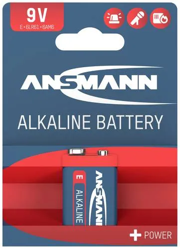 Ansmann 6LR61 Red-Line 9 V Block-Batterie Alkali-Mangan 9 V 1 St.