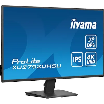 iiyama ProLite XU2792UHSU-B6 - 27 Zoll 4K LED-Monitor, brillante Bildqualität mit 3840 x 2160 Pixel und schneller Reaktionszeit von 4 ms