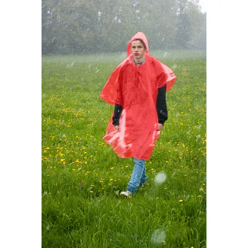 Origin Outdoors Notfall Poncho Rot