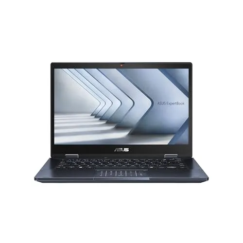 ASUS ExpertBook B3 Flip | Star Black | 14" FHD Touch-Display | Core i5 1335U | RAM: 24GB | SSD: 500GB | beleuchtete Tastatur | Windows 11 Pro | Office 2024 Pro #mit Notebooktasche