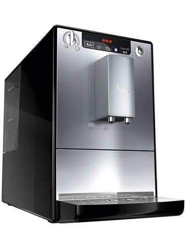 Melitta Caffeo Solo - Silver/Black 6774092 - Kaffeevollautomat mit kompaktem Design, 15 bar Druck und hochwertigem Mahlwerk für perfekten Espresso und Kaffee auf Knopfdruck.
