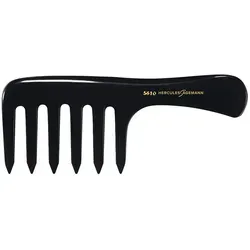 Hercules Sägemann Griffkamm 5610 - Lockenkamm für langes Haar - 6½" Lockenkamm, ideal zum Entwirren von langem Haar, aus hautfreundlichem Naturkautschuk und Hartgummi, hygienisch und hitzebeständig.
