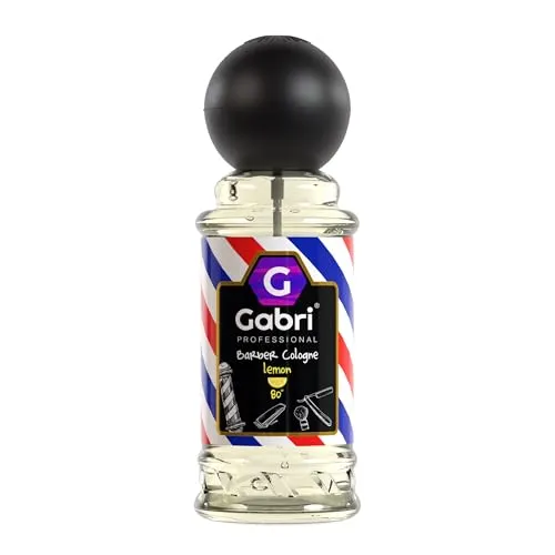 Gabri Barber Cologne | After Shave Spray für Männer | Rasur Duftwasser Aromatisch-Intensiv | Barber Eau de Cologne mit praktischen Pump-Spender | Turkish Cologne (No7 Lemon, 250 ml (1er Pack))