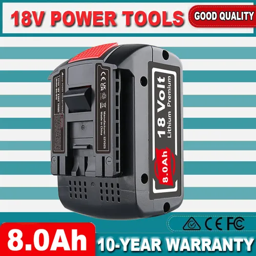 Bosch Werkzeugakku ProCORE 1600A016GK - 18V 8,0Ah Schiebeakku, 87% mehr Leistung und 135% längere Lebensdauer dank COOLPACK 2.0-Technologie