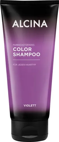 ALCINA Color-Shampoo Violett 200 ml - Farbschutz und Auffrischung in einem: Das ALCINA Color-Shampoo reinigt sanft und intensiviert den Glanz für coloriertes Haar. Ideal für lebendige Farben und strahlenden Glanz.