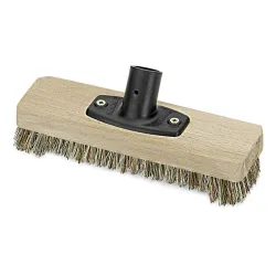 NÖLLE PROFI BRUSH Bürsten- und Pinseltechnik e.K. Schrubber, mit Bart, Breite: 24 cm, mit Power-Stick-Halterung, Union, harte Qualität 00322093