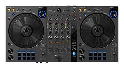 Pioneer DJ DDJ-FLX6-GT - DJ-Controller mit neuem Design - DJ-Konsolen mit verbesserten Vollformat-Jog-Wheels und Unterstützung für VirtualDJ, rekordbox und Serato DJ Pro, ideal für kreative DJs.