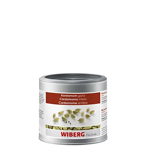 WIBERG Kardamom ganz (200 g) - Kräuter & Gewürze, aromatischer Geschmack für Suppen, Ragouts und Reisgerichte - verleiht jedem Gericht das gewisse Etwas.