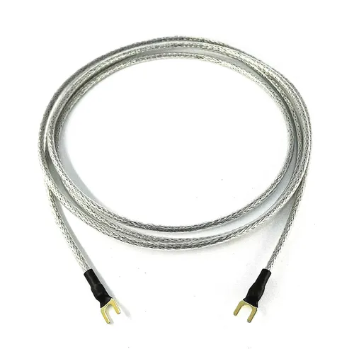 4m Masseleitung 0,50mm² für Plattenspieler Phonogeräte GND- Erdungsanschluß