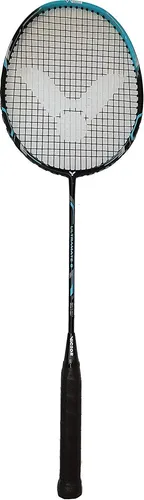Victor Badmintonschläger Ultramate 6 blau - Ideal für Einsteiger - Badmintonschläger aus Aluminium und Karbon, ausgewogene Balance für optimale Kontrolle, perfekt für Einsteiger im Badminton.