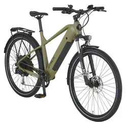 Prophete E-Bike Trekkingrad Stack 2.0 - E-Bike für Alltag und Ausflüge, ausgestattet mit 9-Gang Shimano Alivio Schaltwerk und leistungsstarkem 480 Wh Akku für bis zu 130 km Reichweite.
