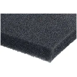 Adam Hall ah Hardware 019512 - Lautsprecher Frontschaumstoff schwarz 12 mm - Diverse A, luftdurchlässiger Lautsprecherfrontschaumstoff in Plattengröße 200 x 100 cm für optimale Klangqualität und Schallschutz.