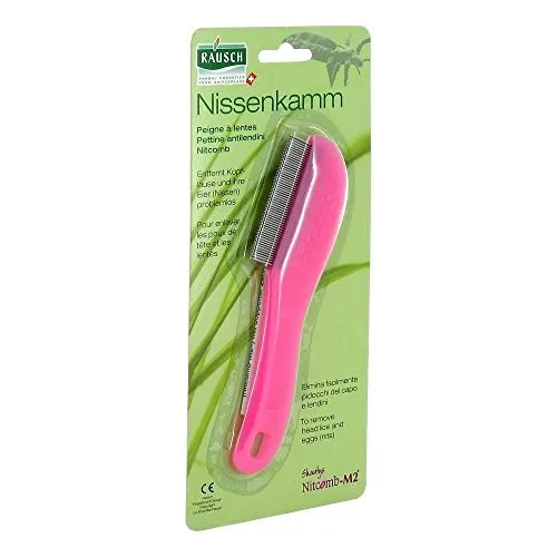 Rausch Läuse-/Nissenkamm (dient dazu Kopfläuse und deren Eier (Nissen) aus dem Haaransatz zu entfernen), 1er Pack (1 x 1 Stück)