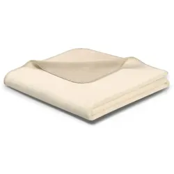 Biederlack Wohn- und Kuscheldecke 'Doubleface' 150 x 200 cm - Mehrere Farben (Farbe: Lotus - Pergament)