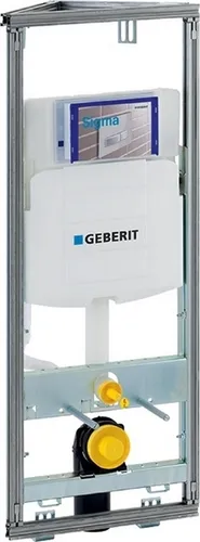 Geberit GIS WC Element 461303005 - Eckmodul für 45°-Vorwandmontage, höhenverstellbar und schallgedämmt für optimale Anpassung