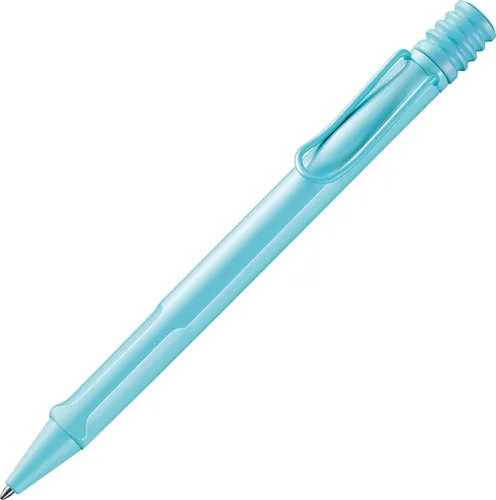 LAMY Kugelschreiber safari - Elegantes Design in Blau, perfekte Ergonomie und Großraummine für angenehmes Schreiben