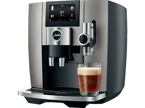 JURA J8 Midnight Silver (EA) (15471) - Hochwertiger Kaffeevollautomat mit Sweet-Foam-Funktion, für perfekten Kaffeegenuss auf Knopfdruck