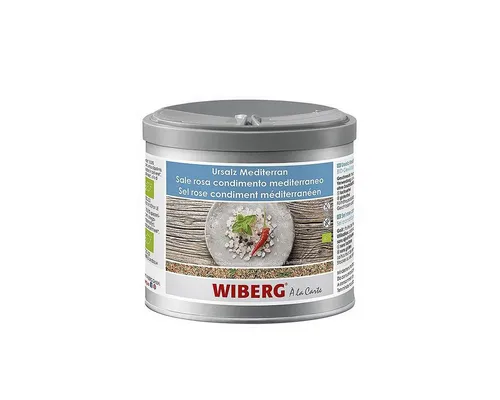 WIBERG Gewürz, Wiberg Bio Ursalz Mediterran Gewürzsalz Mischung im Aromatresor 410g