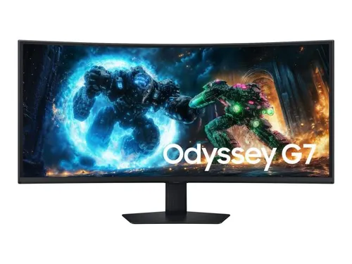 Samsung Odyssey G7 S40FG756EU - 40" Gaming Monitor - Gaming Monitor mit 40" gebogenem VA-Display, 180 Hz Bildwiederholrate und HDR10 Plus Unterstützung für ein immersives Spielerlebnis.