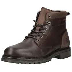 Bullboxer Stiefelette aus Leder - Wanderschuhe mit herausnehmbarer Decksohle und praktischem Reißverschluss, ideal für Komfort und Stil bei Outdoor-Aktivitäten.