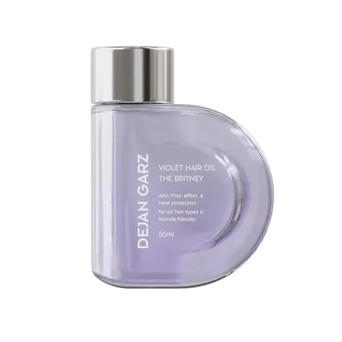 DEJAN GARZ The Violet Oil Haaröl 50 ml - DEJAN GARZ The Violet Oil Haaröl - ideal für blondes und strapaziertes Haar. Die silikonbasierte Formel sorgt für Geschmeidigkeit und Glanz, ohne Rückstände zu hinterlassen. Perfekt für die tägliche Pflege.