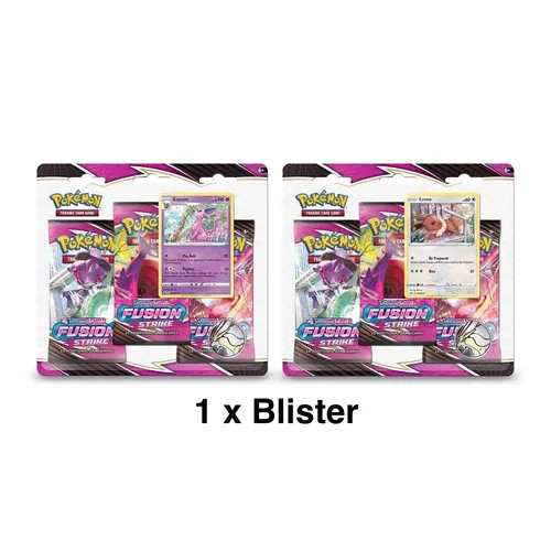 Pokémon Schwert und Schild 8 – Fusionsangriff: Booster 3er-Pack - Sammelkartenspiel für 2 Spieler ab 6 Jahren, entdecke neue Pokémon und strategische Spielzüge in der Galar-Region!