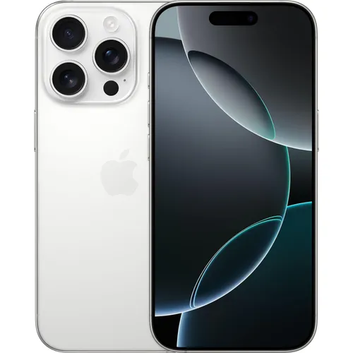 Apple iPhone 16 Pro (128 GB, White Titanium, 6.30", SIM + eSIM, 48 Mpx, 5G) (MYNE3QL/A)