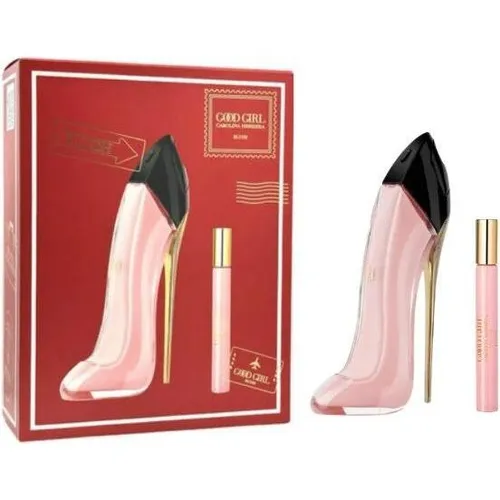 Carolina Herrera Good Girl Blush EDP Geschenkset 80 ml + 10 ml - Elegantes Geschenkset mit 80 ml Eau de Parfum und 10 ml Reisegröße; ideal für unterwegs. Der Duft vereint frische, florale und süße Noten und passt perfekt zu jedem Anlass.