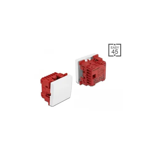 - Easy 45 Wippschalter 2-polig, 45 x 45 mm, weiß 81360