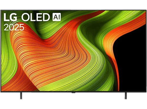 LG OLED65B59LA 65 Zoll 4K SMART TV - OLED-TV mit perfektem Schwarz und brillanten Farben, ausgestattet mit Dolby Vision & Atmos für ein beeindruckendes Heimkino-Erlebnis. G-Sync und FreeSync sorgen für flüssiges Gaming ohne Verzögerungen.